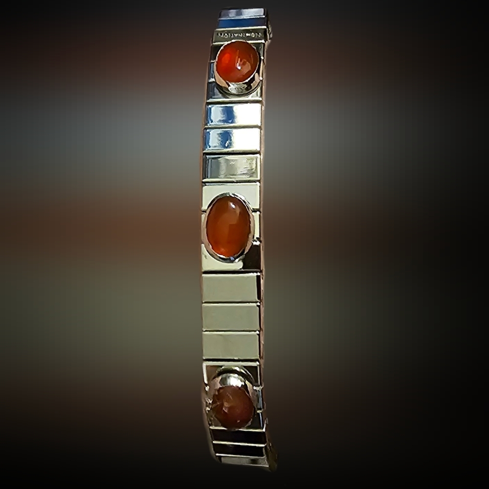 Nomination Sterling/Stainless Bracelet w/stones